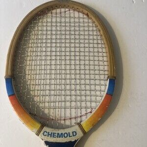 Vintage Wooden Billie Ray Laver Chemold Swinger Tennis Racket 211728 4 5/8m